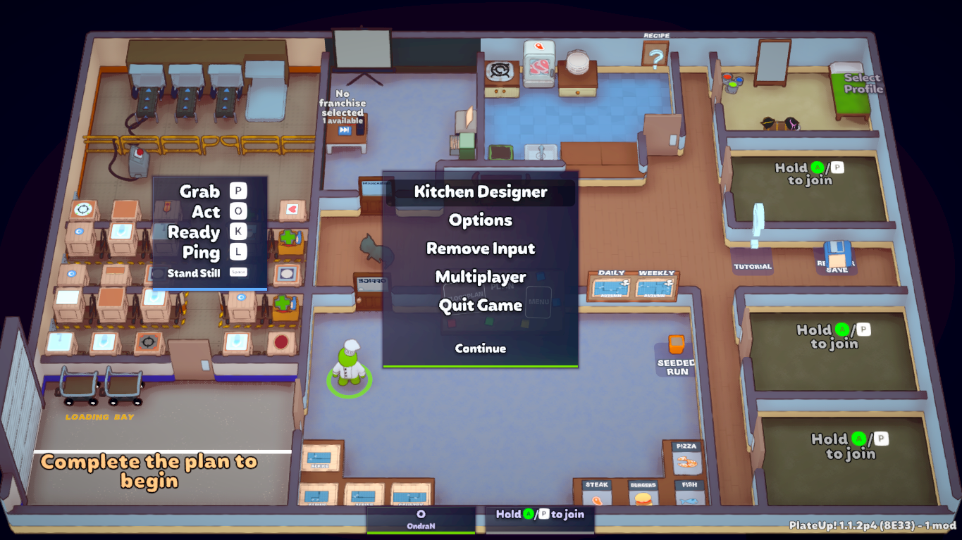 Kitchen Designer menu item